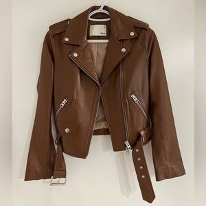 ARITZIA leather jacket XS